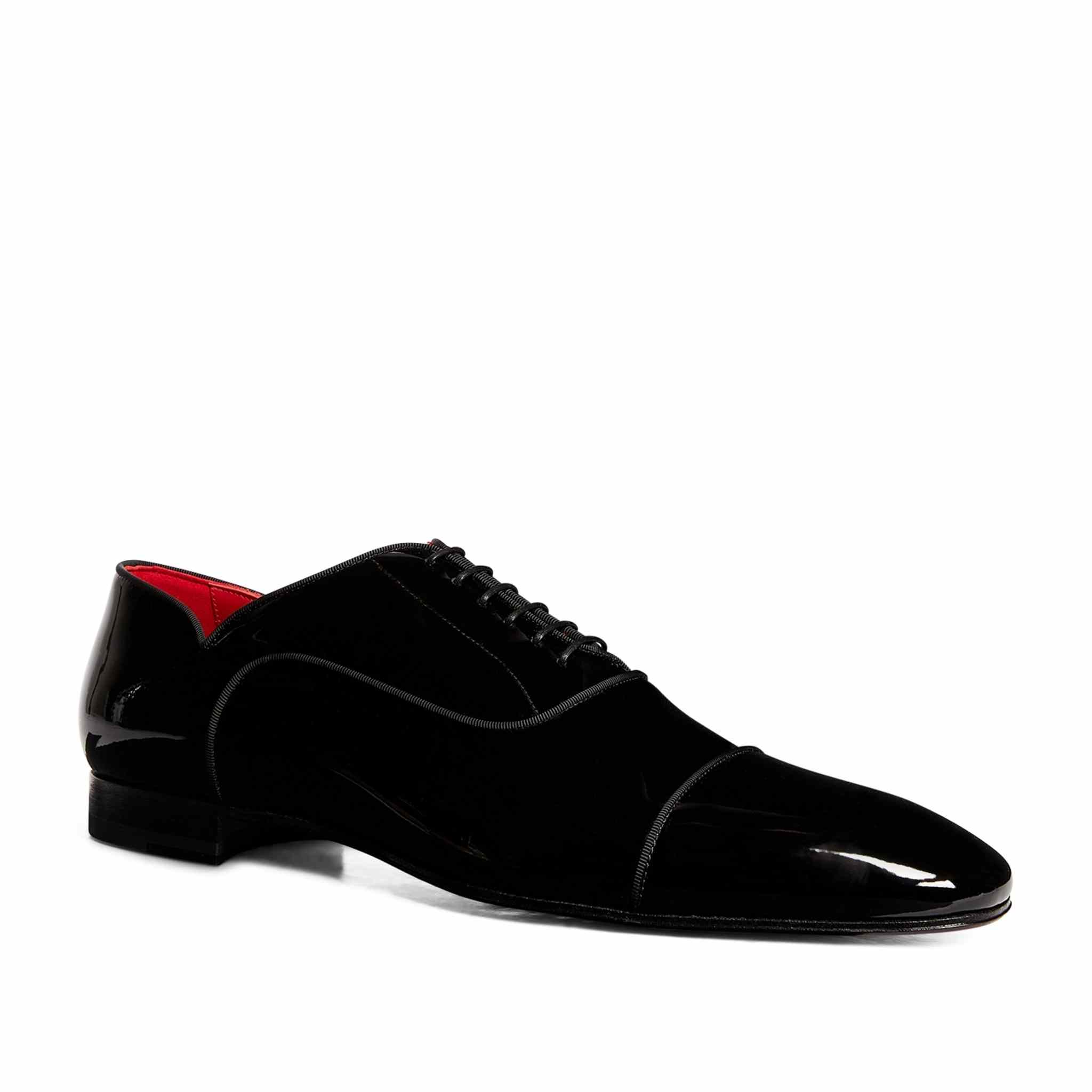 Christian Louboutin Greggy Chick Patent Leather Oxford Shoes - DopestKickz