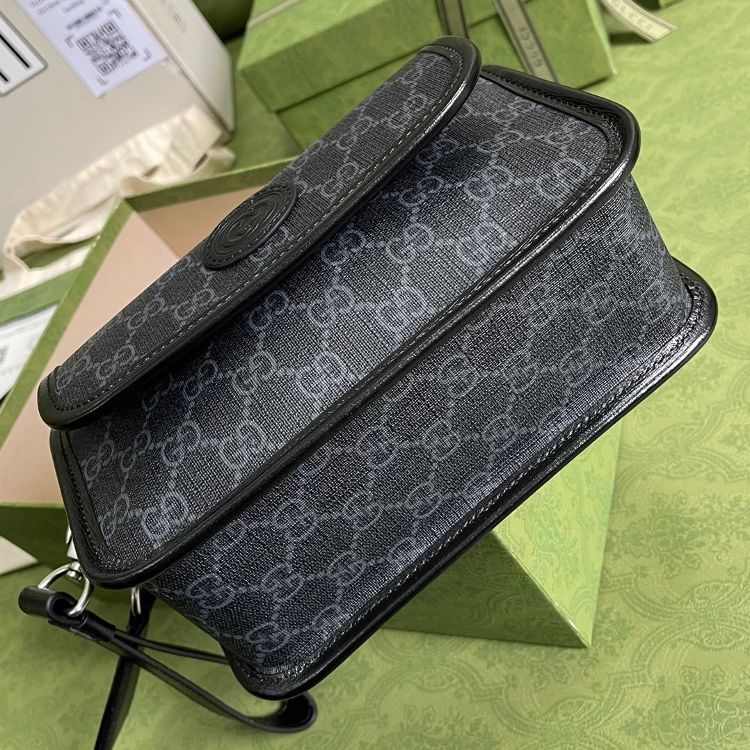 Gucci Messenger Bag With Interlocking G(21*16.5*8cm)    - DopestKickz