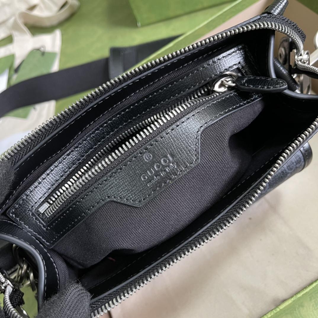 Gucci Messenger Bag With Interlocking G(21*16.5*8cm)    - DopestKickz