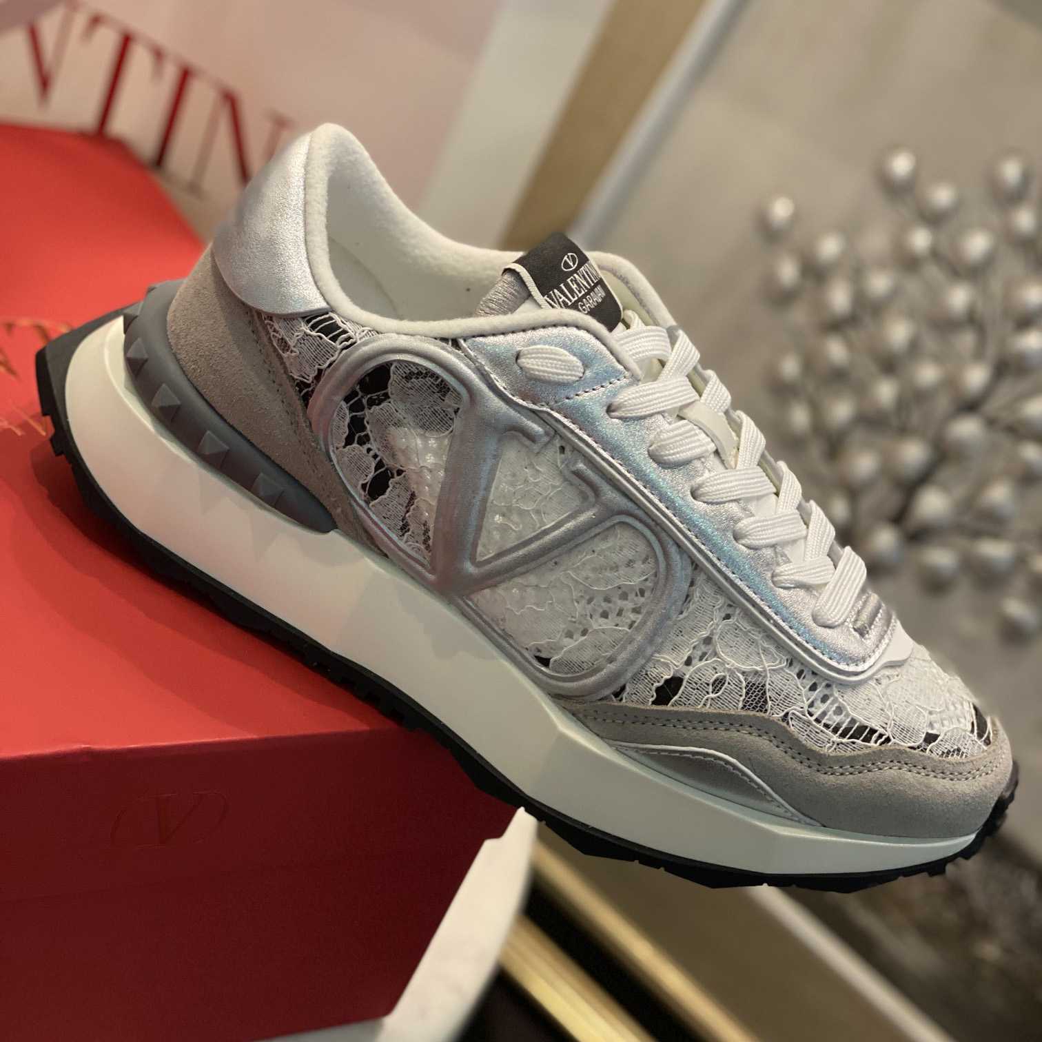 Valenti Lace And Mesh Lacerunner Sneaker  - DopestKickz