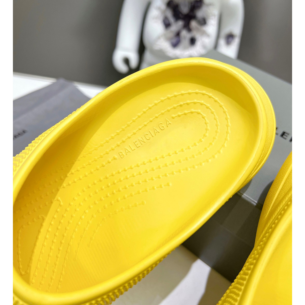 Balenciaga Women's Pool Crocs™ Slide Sandal In Yellow - DopestKickz