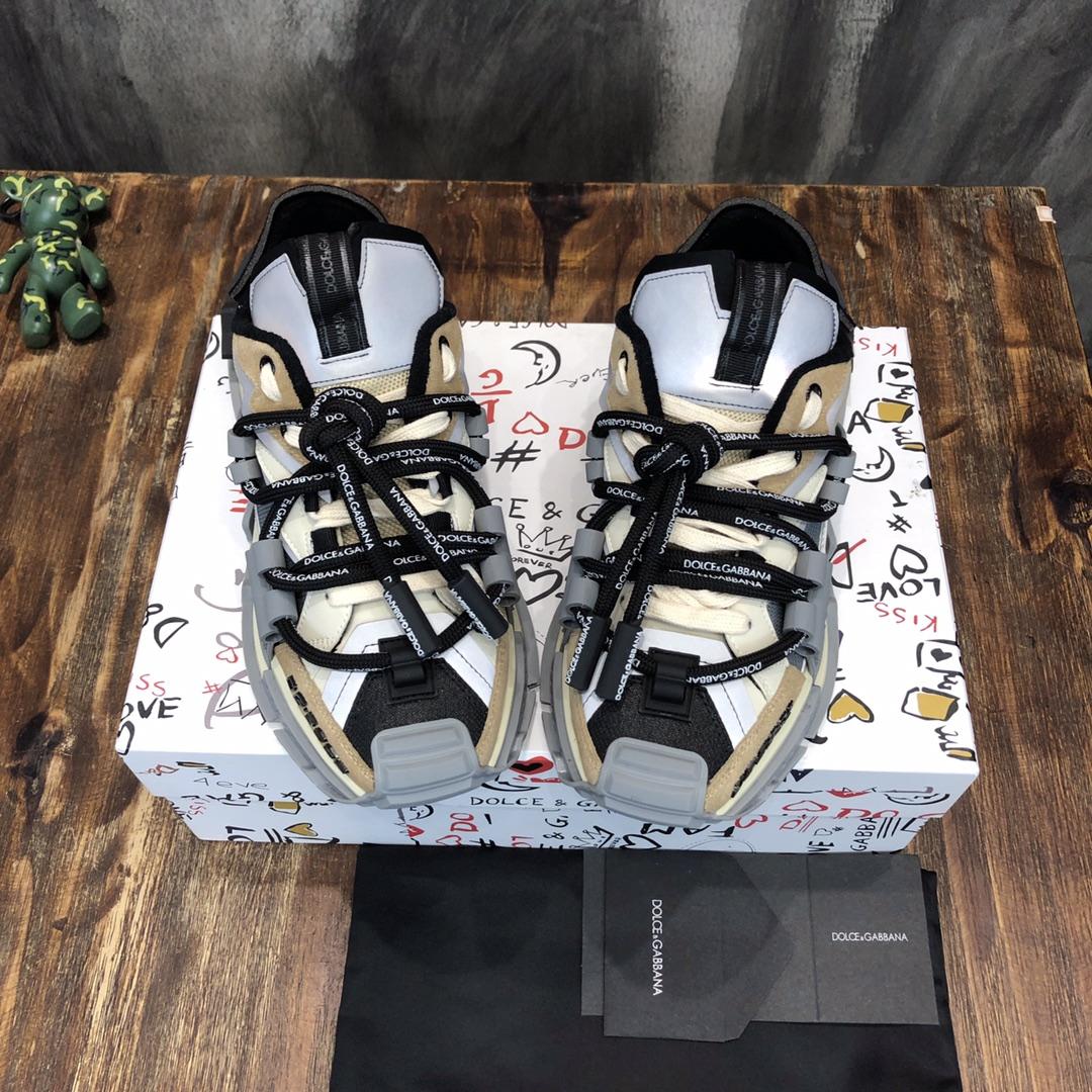 Dolce & Gabbana Mixed-materials Space Sneakers - DopestKickz