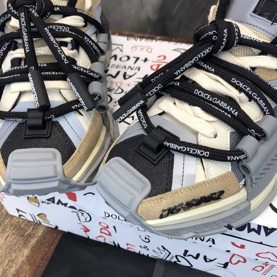 Dolce & Gabbana Mixed-materials Space Sneakers - DopestKickz