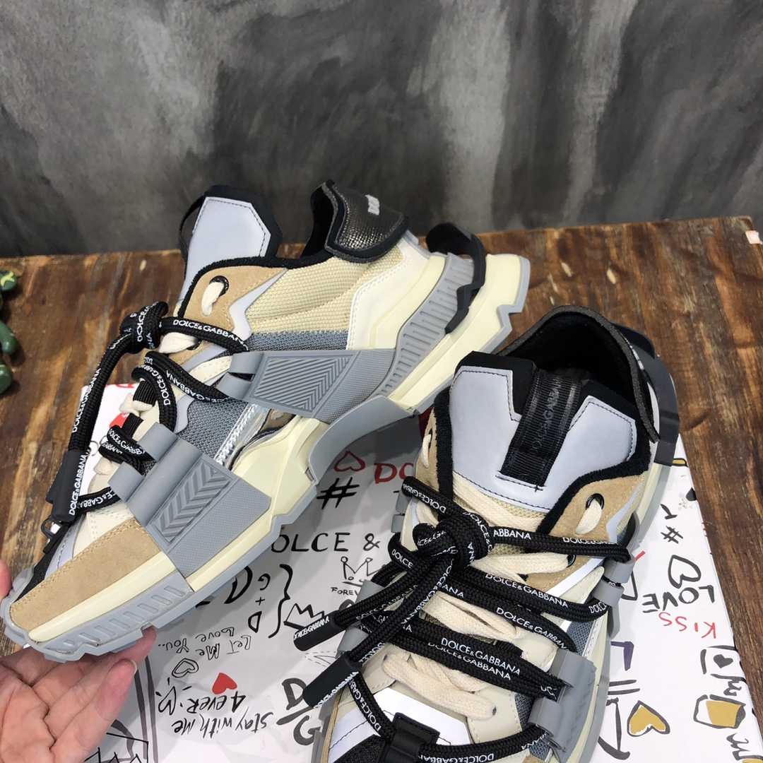 Dolce & Gabbana Mixed-materials Space Sneakers - DopestKickz