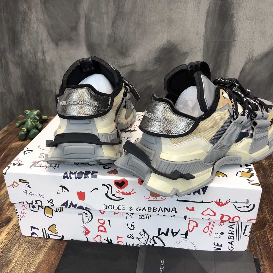 Dolce & Gabbana Mixed-materials Space Sneakers - DopestKickz