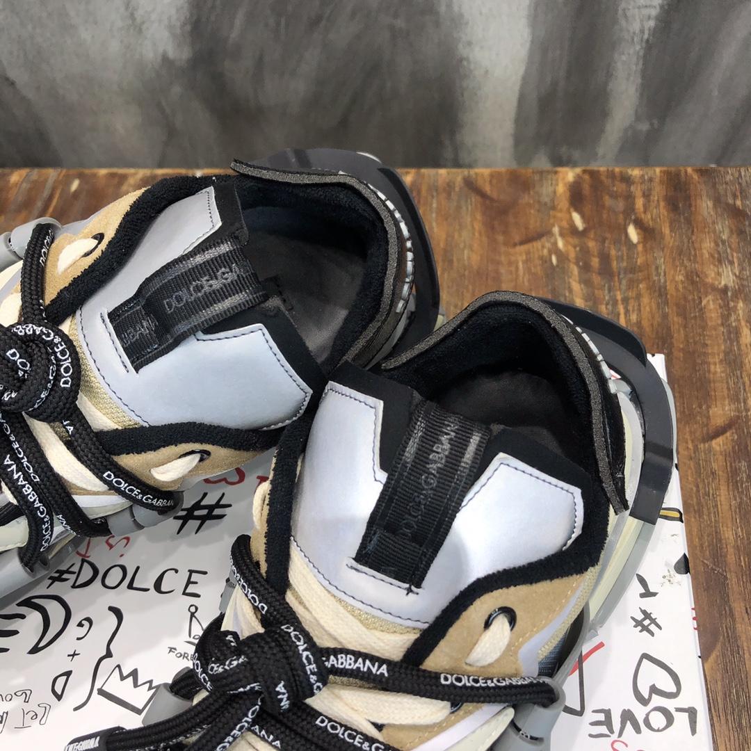 Dolce & Gabbana Mixed-materials Space Sneakers - DopestKickz