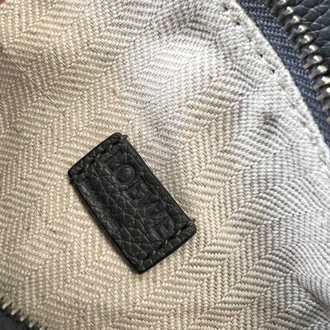 Loewe Small Puzzle Bag In Soft Grained Calfskin Grey Color - DopestKickz