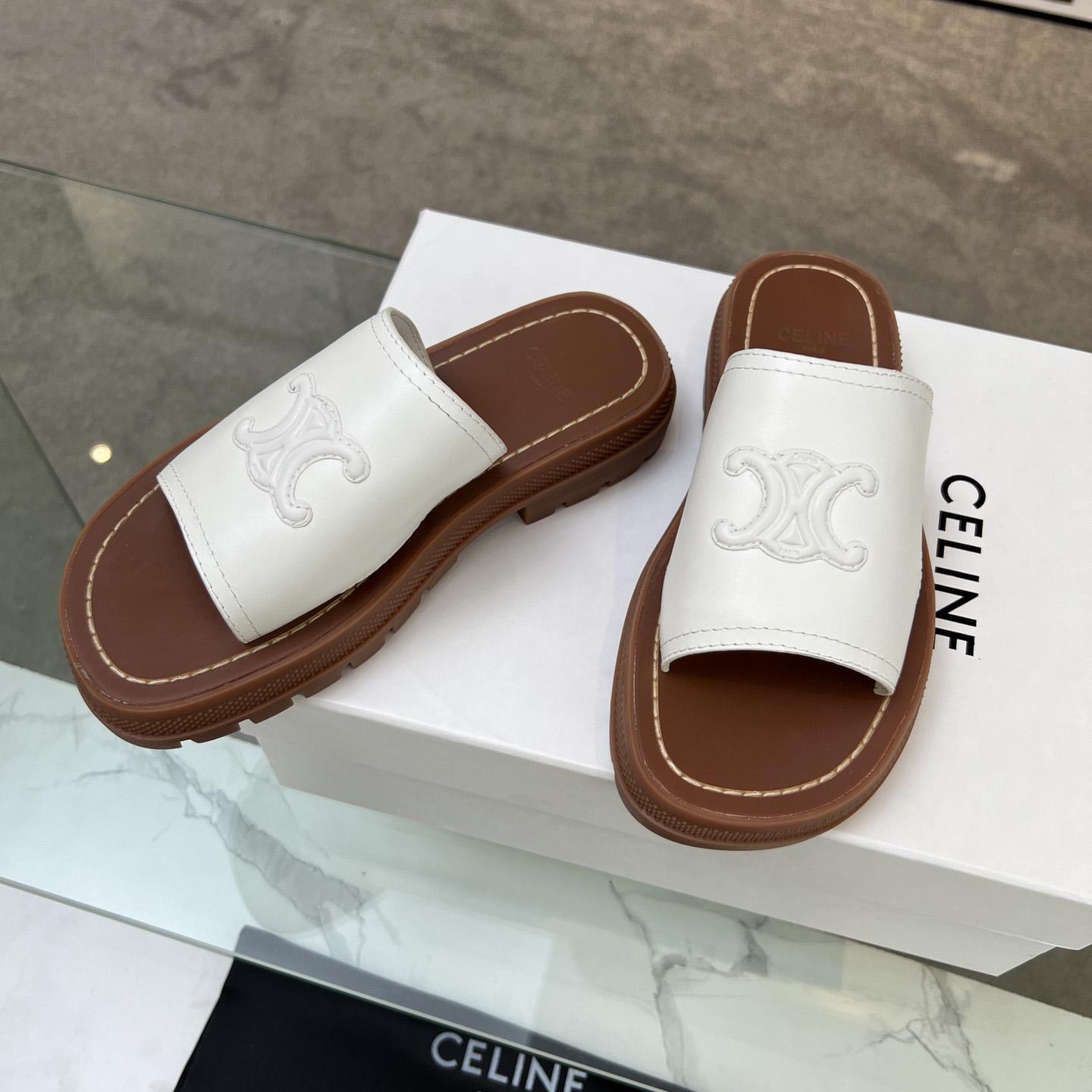 Celine Clea Triomphe Slide In Vegetable - DopestKickz