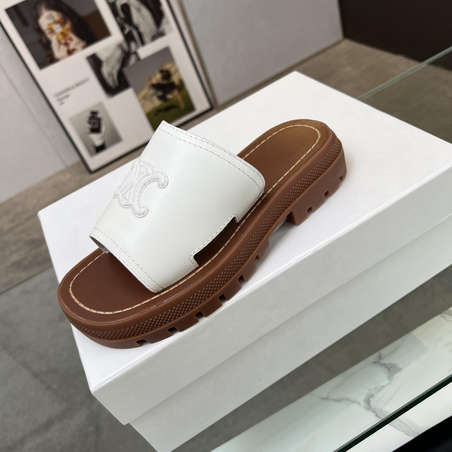 Celine Clea Triomphe Slide In Vegetable - DopestKickz