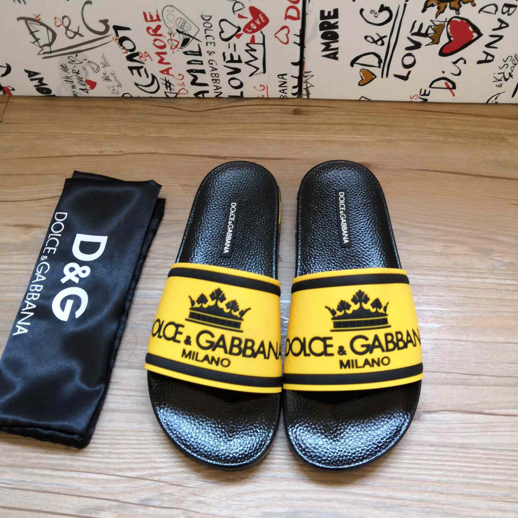 Dolce & Gabbana Logo Slides - DopestKickz