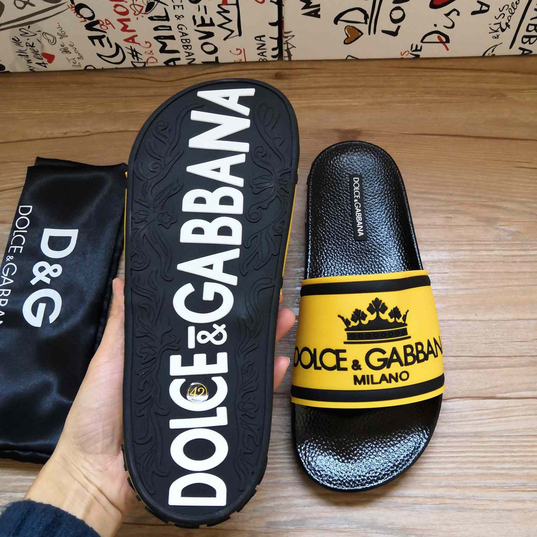 Dolce & Gabbana Logo Slides - DopestKickz