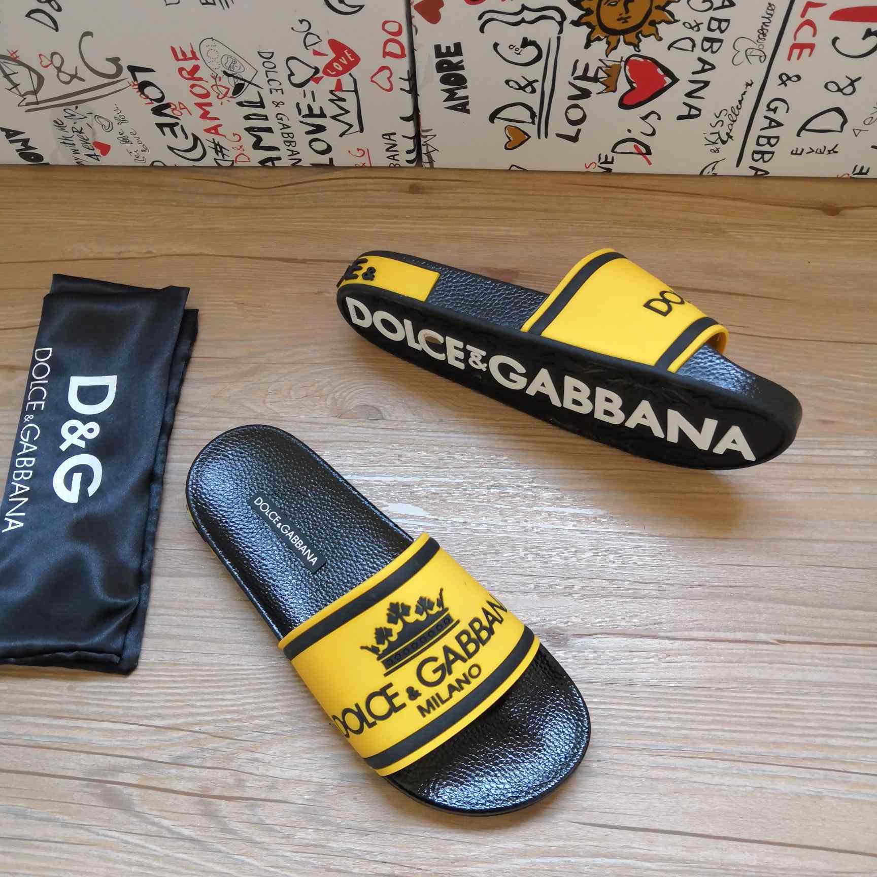 Dolce & Gabbana Logo Slides - DopestKickz