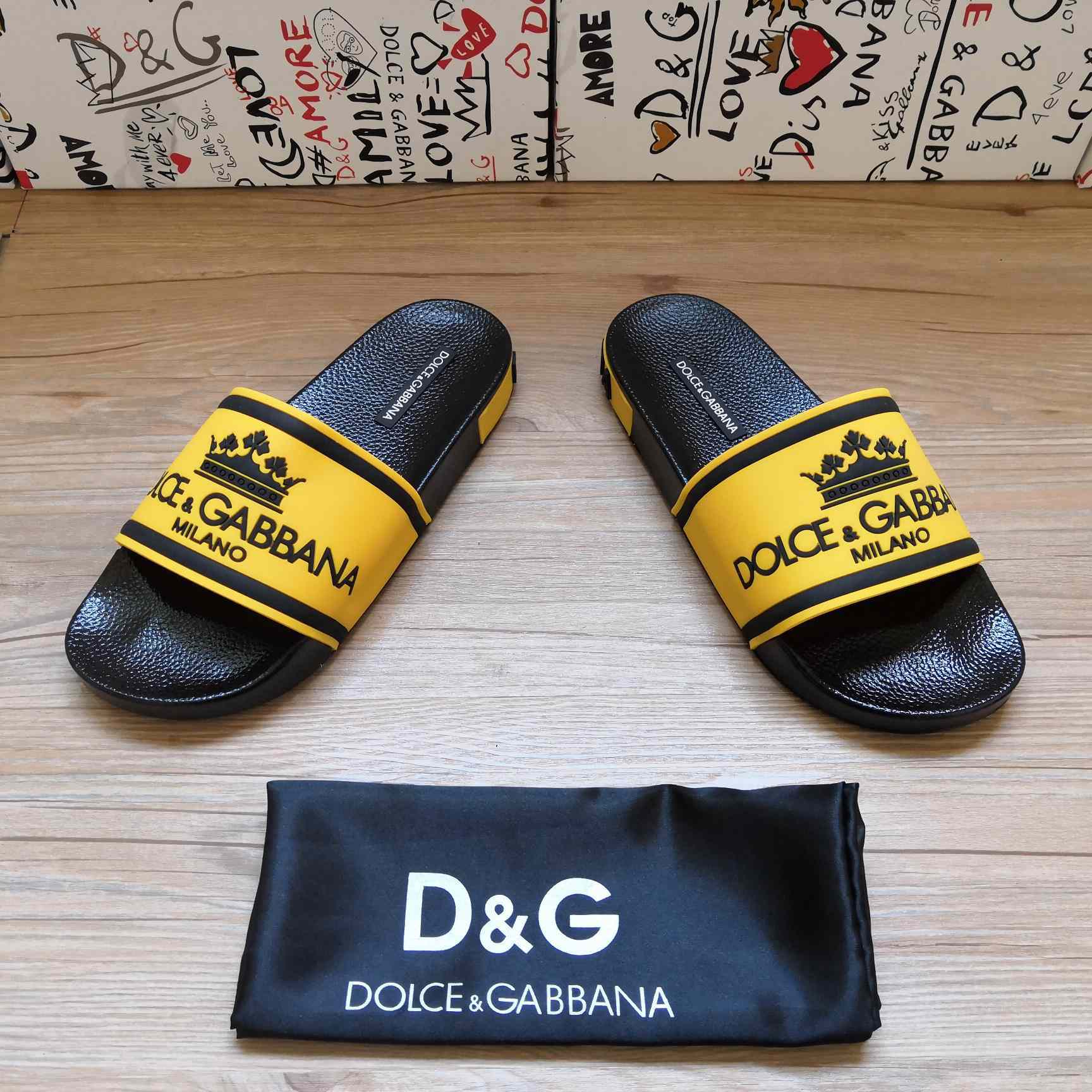 Dolce & Gabbana Logo Slides - DopestKickz