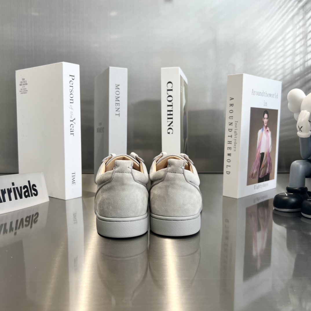 Christian Louboutin Louis Orlato Spiked Low-Top Sneakers - DopestKickz