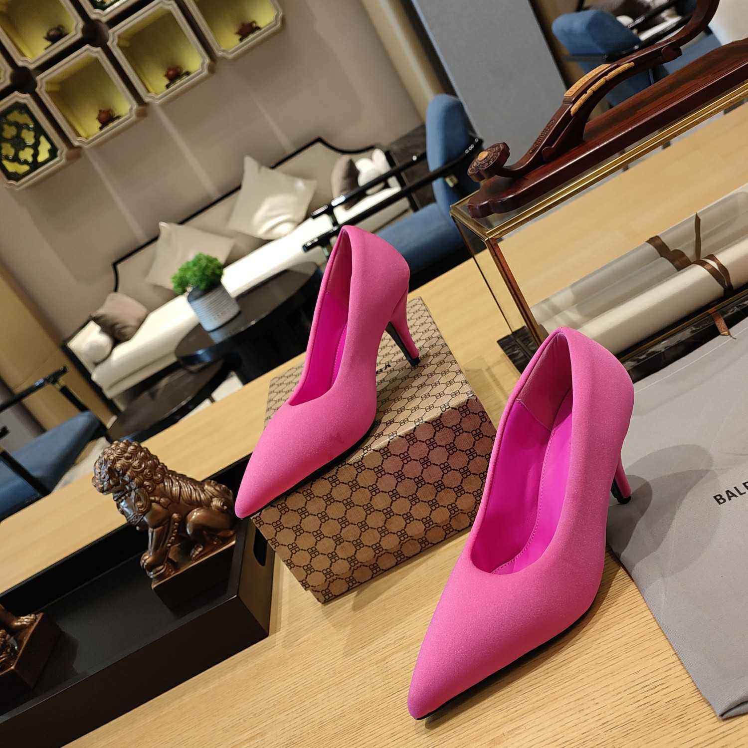 Balenciaga XL Pump 110mm In Neon Pink - DopestKickz