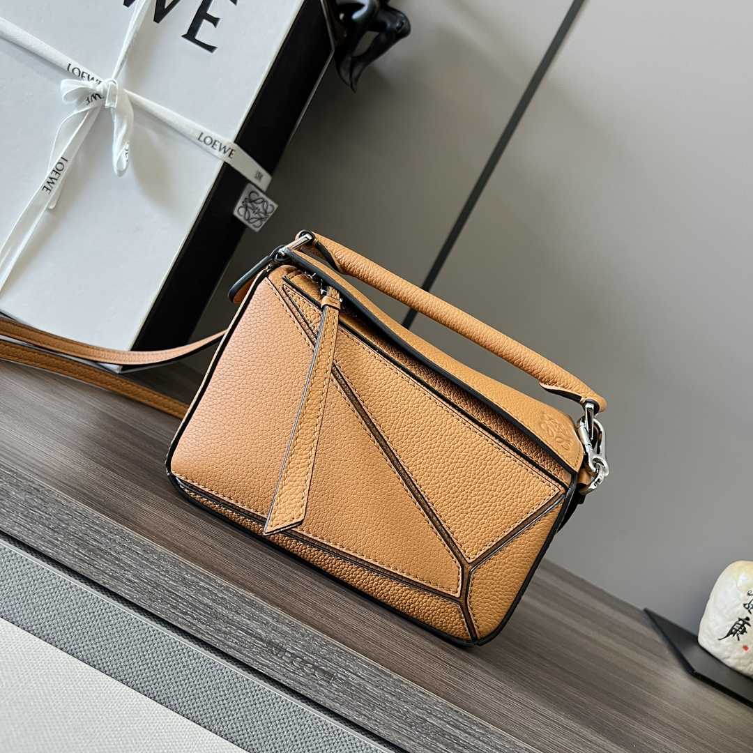 Loewe Mini Puzzle Bag In Soft Grained Calfskin - DopestKickz