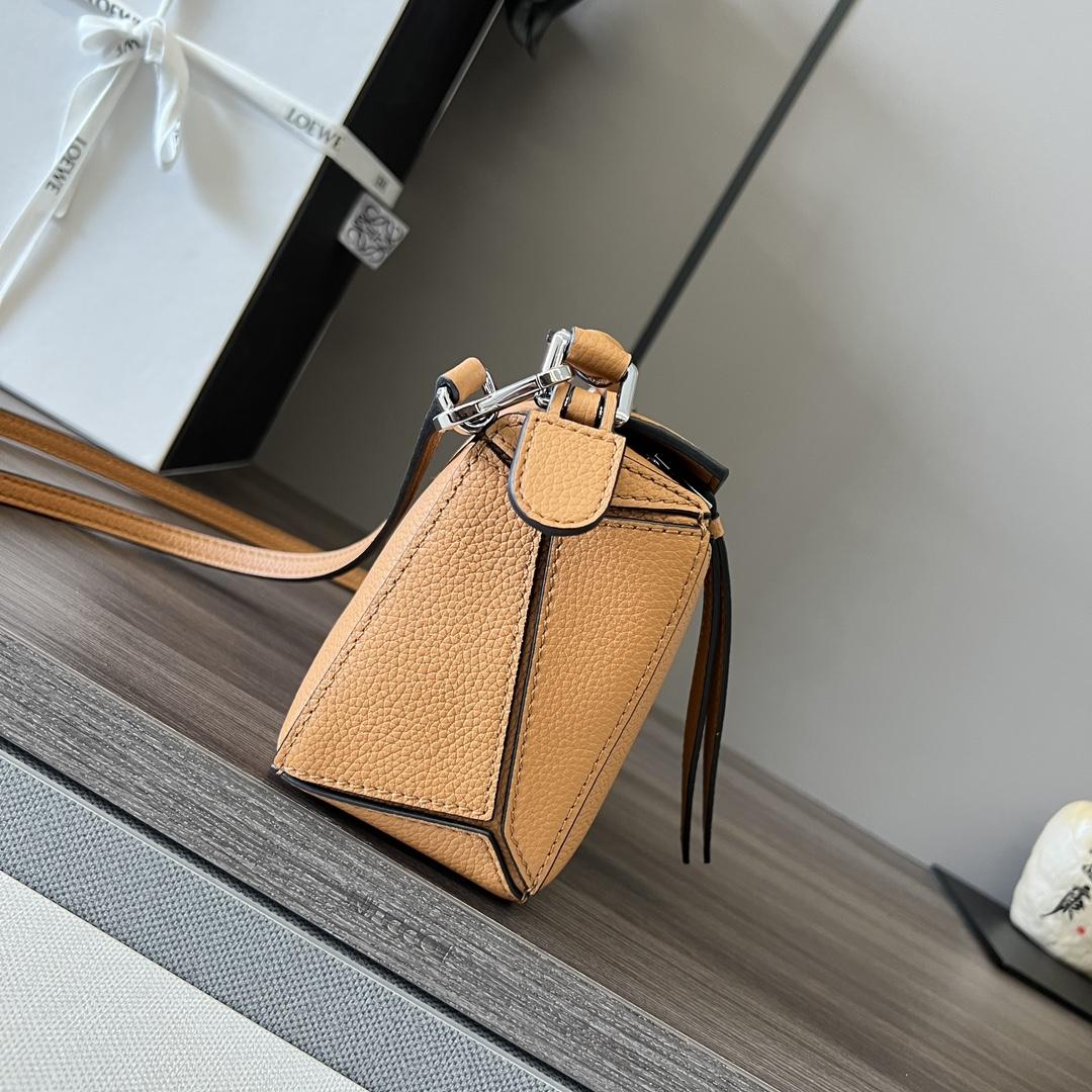 Loewe Mini Puzzle Bag In Soft Grained Calfskin - DopestKickz