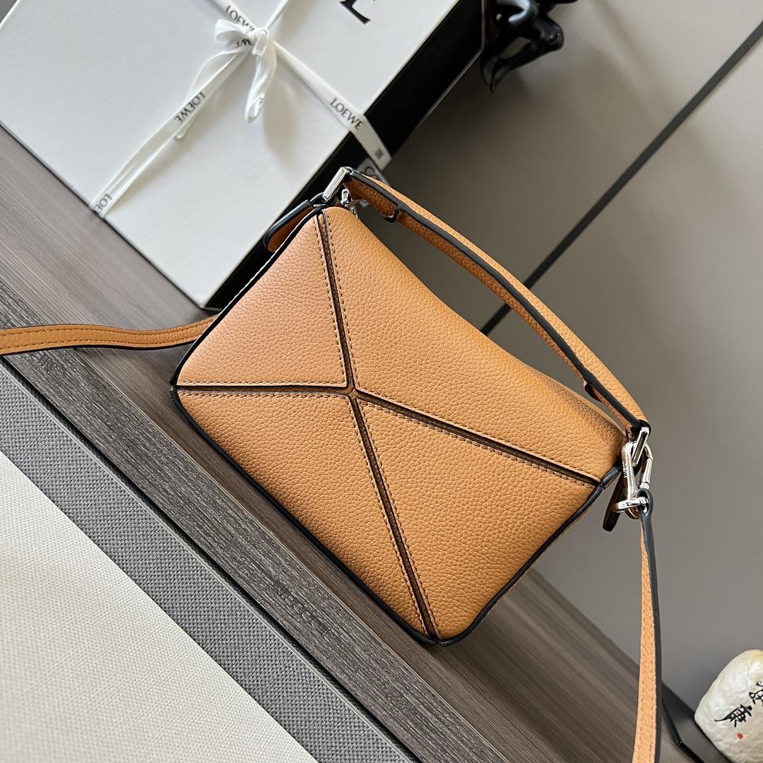 Loewe Mini Puzzle Bag In Soft Grained Calfskin - DopestKickz