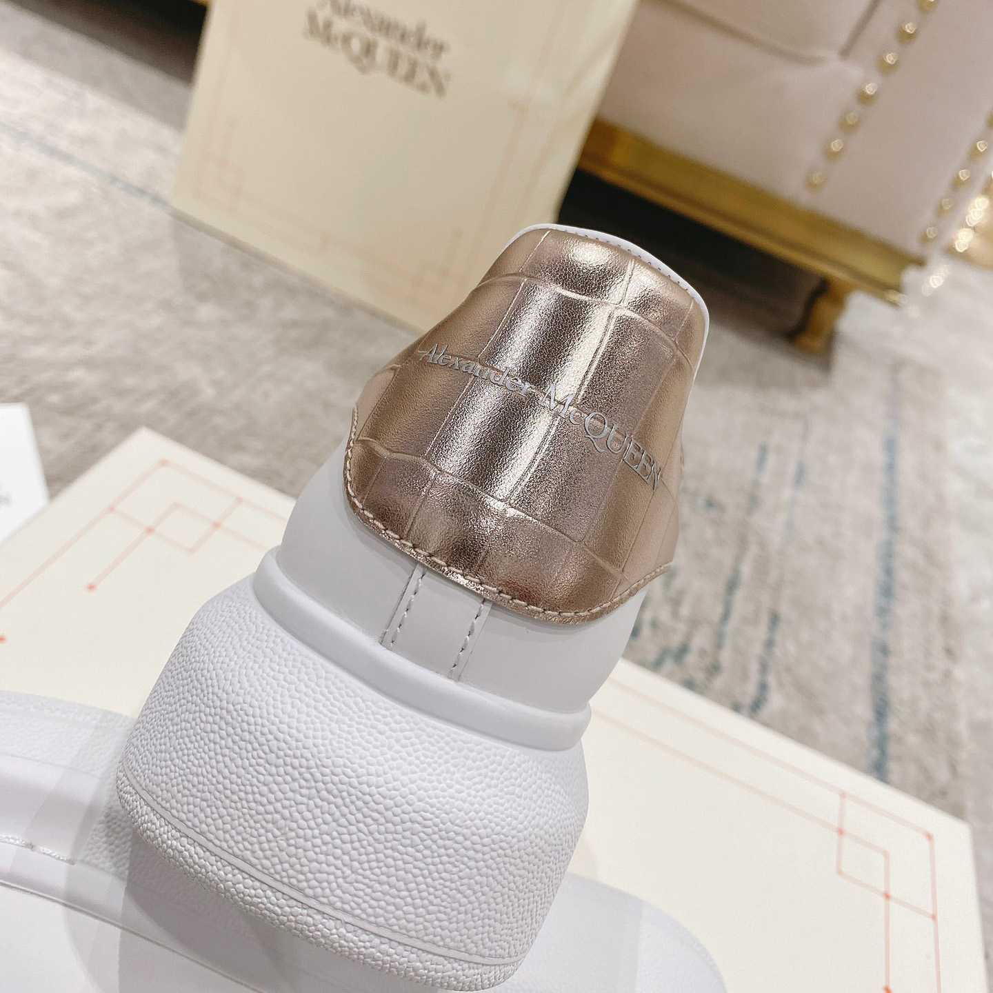 Alexander Mqueen Oversized Sneaker In White - DopestKickz