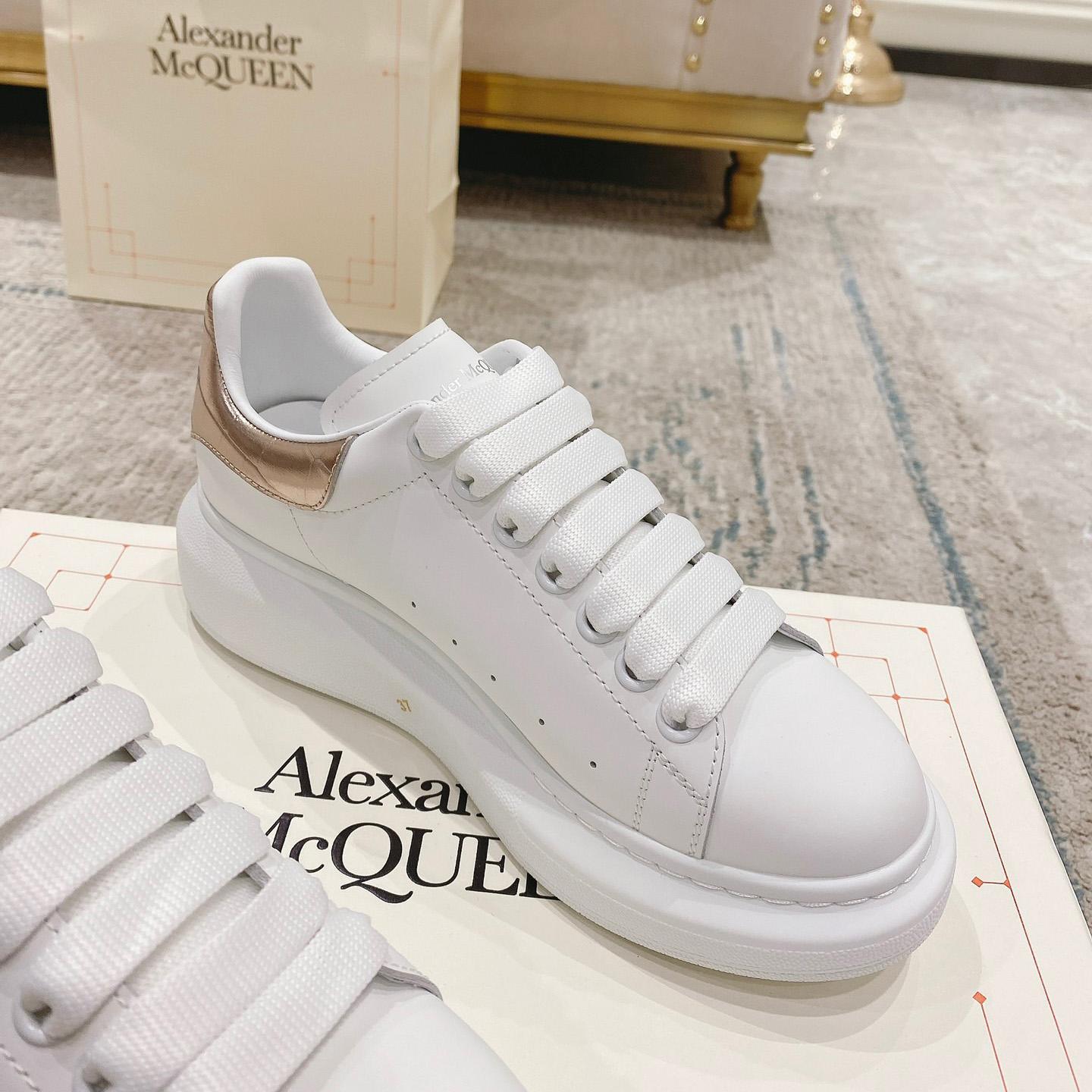 Alexander Mqueen Oversized Sneaker In White - DopestKickz