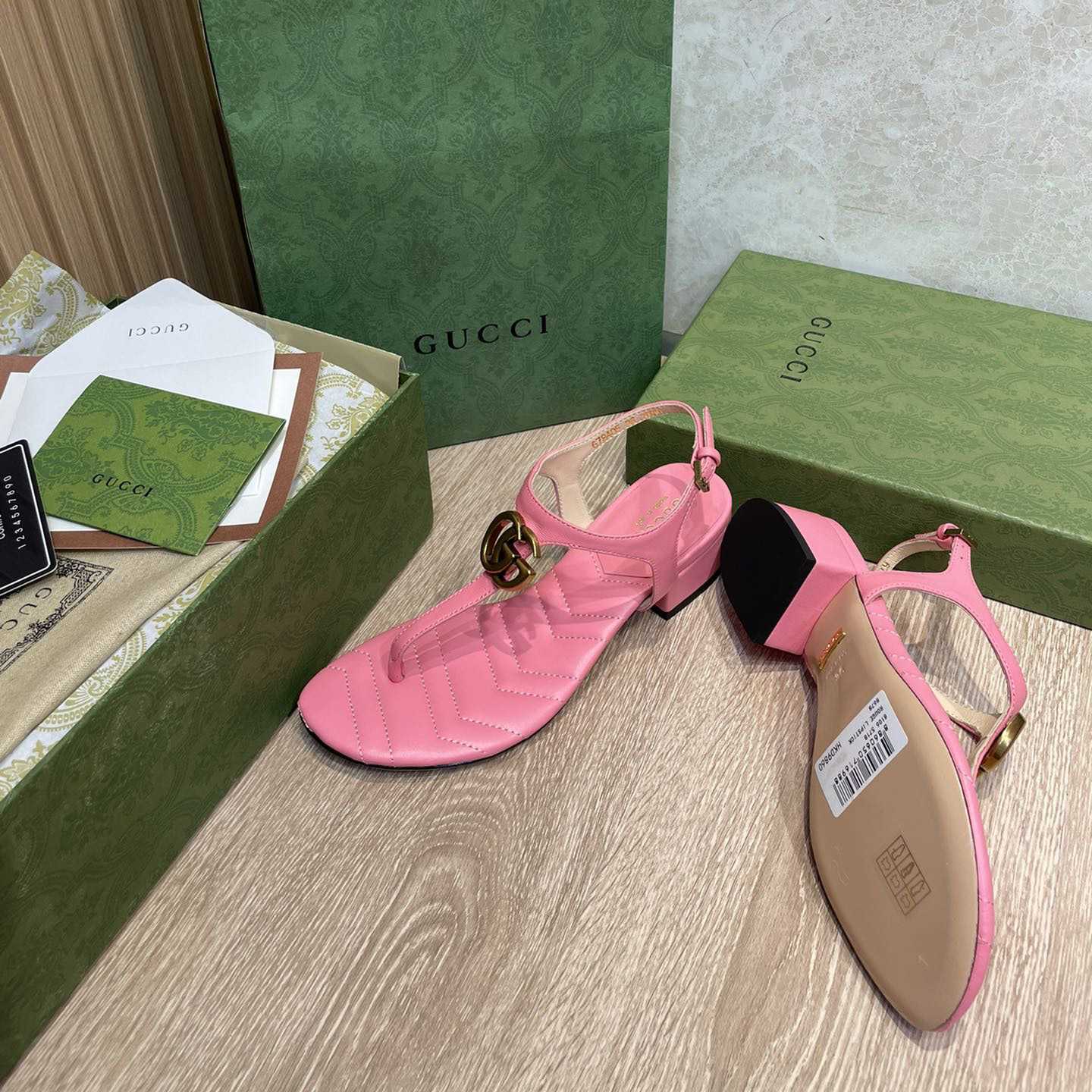 Gucci Women's Double G Sandal - DopestKickz