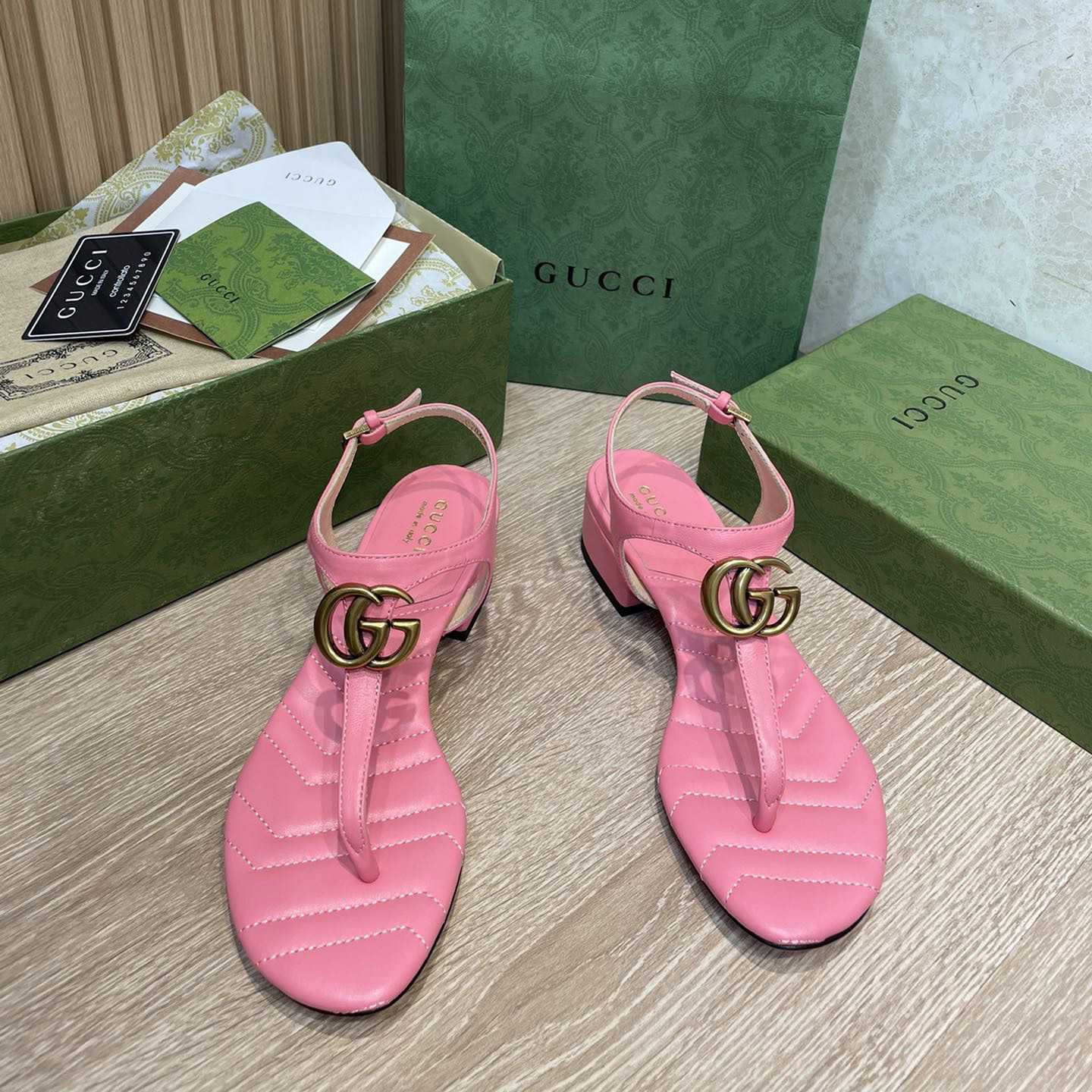 Gucci Women's Double G Sandal - DopestKickz