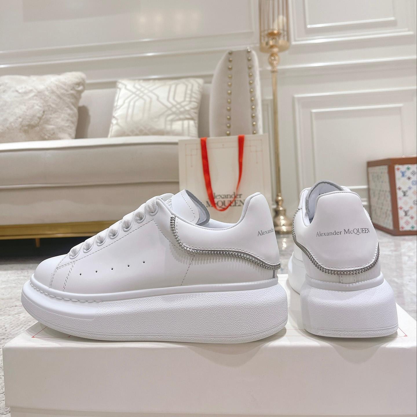 Alexander Mqueen Oversized Sneaker In White - DopestKickz