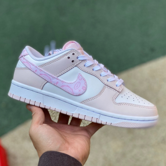 Nike Dunk Low Pink Paisley Sneaker       FD1449-100 - DopestKickz