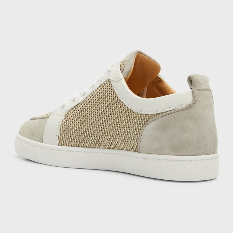 Christian Louboutin Rantulow Red Sole Leather Low-Top Sneakers  - DopestKickz