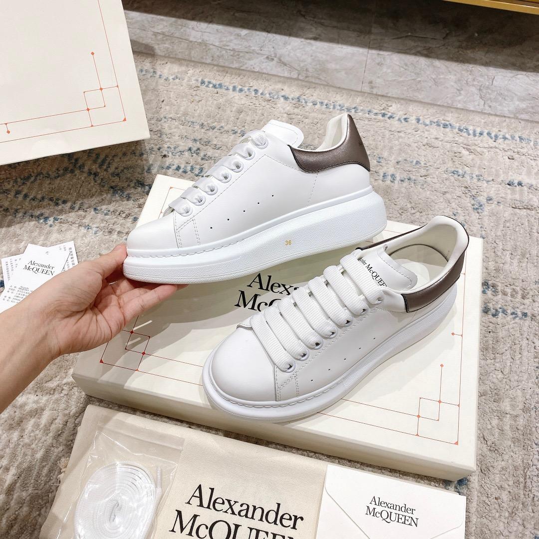 Alexander Mqueen Oversized Sneaker In White - DopestKickz