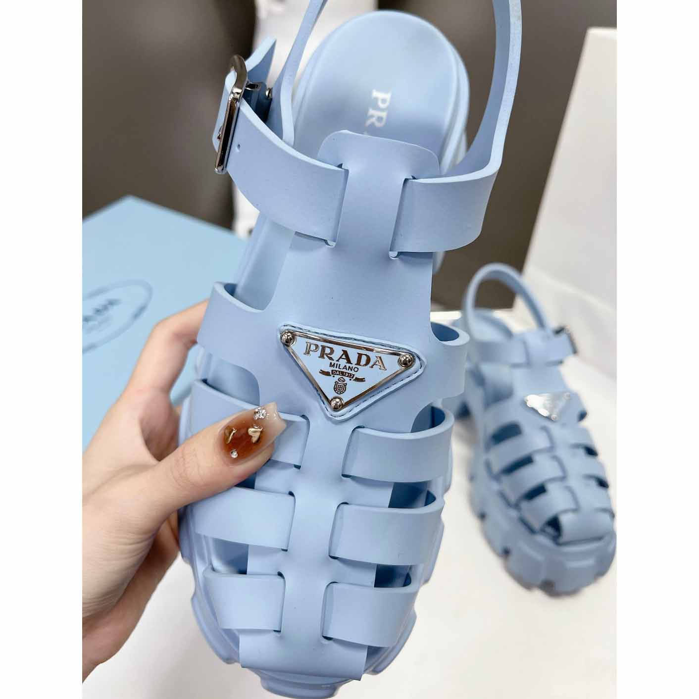 Prada Foam Rubber Sandals - DopestKickz