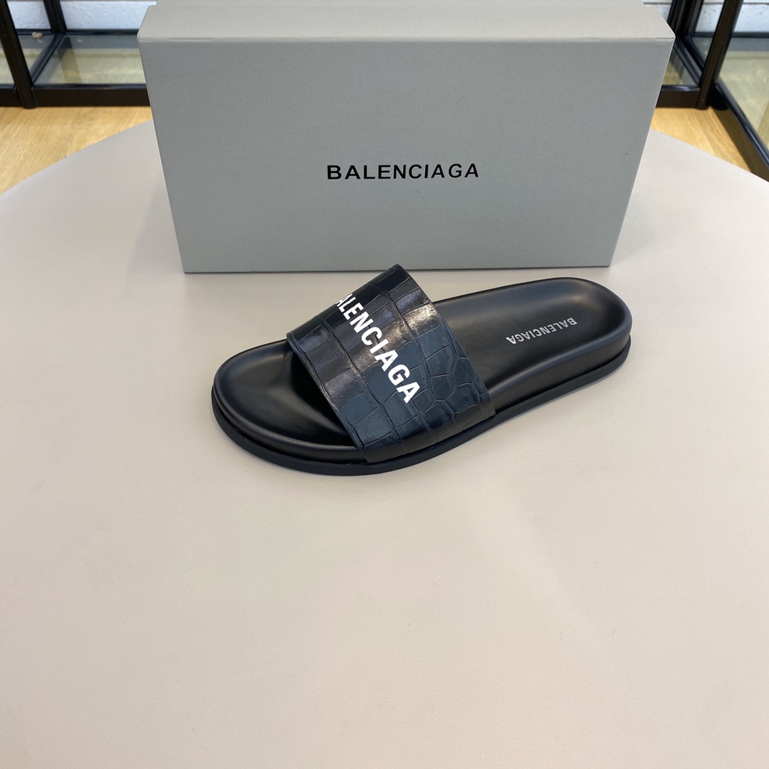 Balenciaga Pool Slide Sandal  - DopestKickz