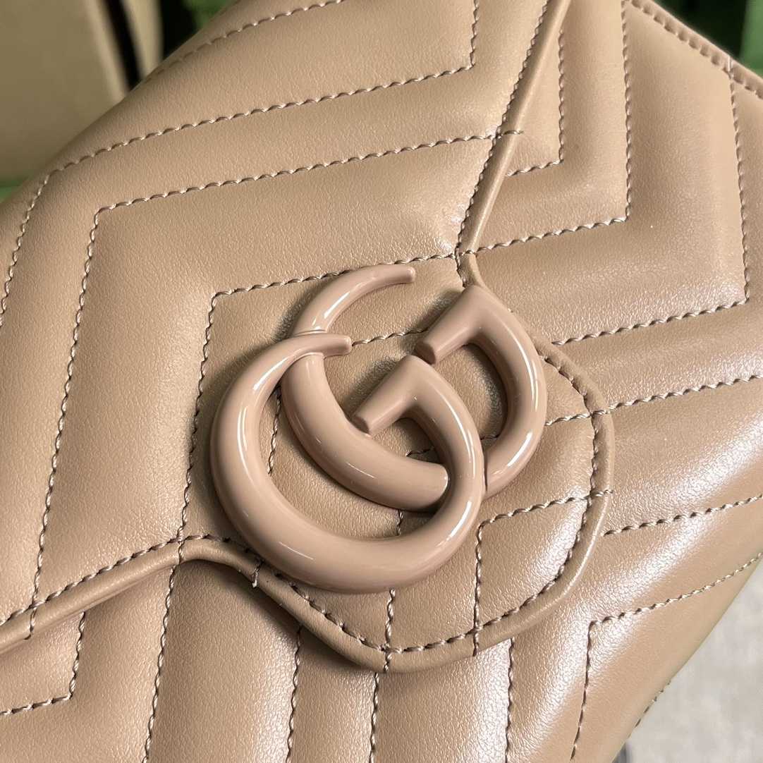 Gucci GG Marmont Matelassé Mini Bag(20-13-6cm)   - DopestKickz