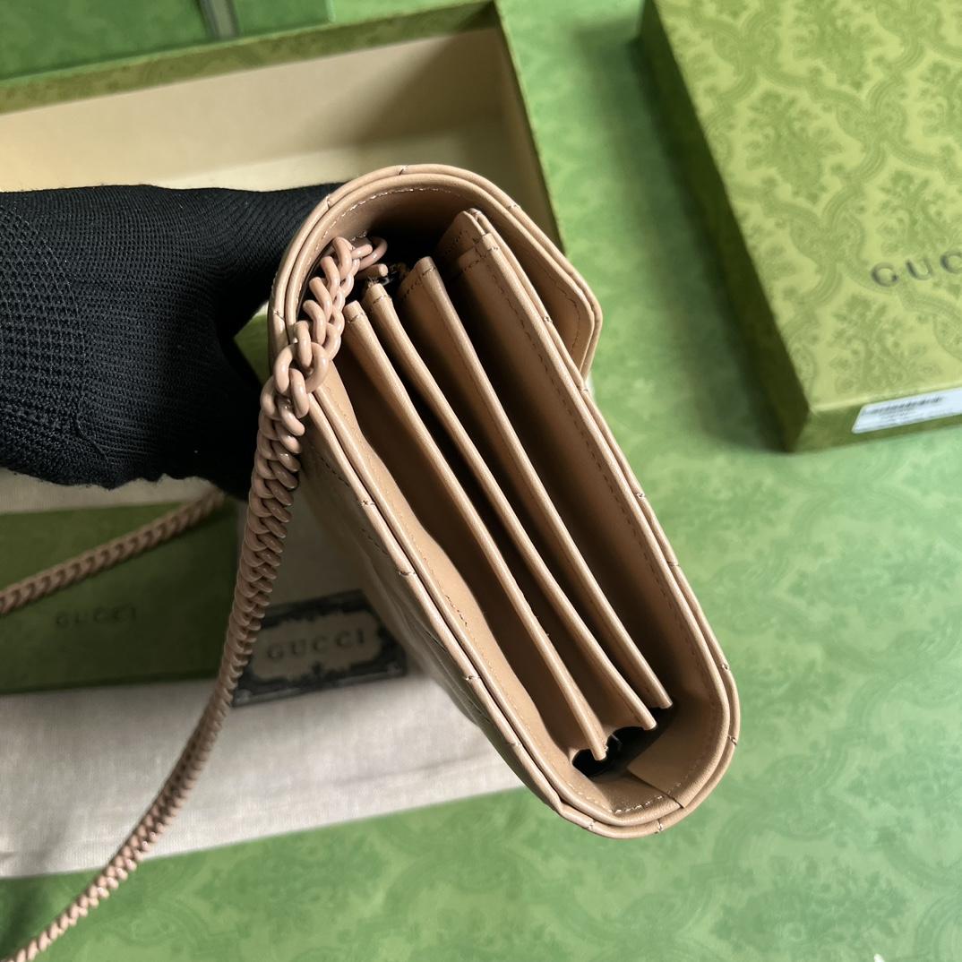 Gucci GG Marmont Matelassé Mini Bag(20-13-6cm)   - DopestKickz