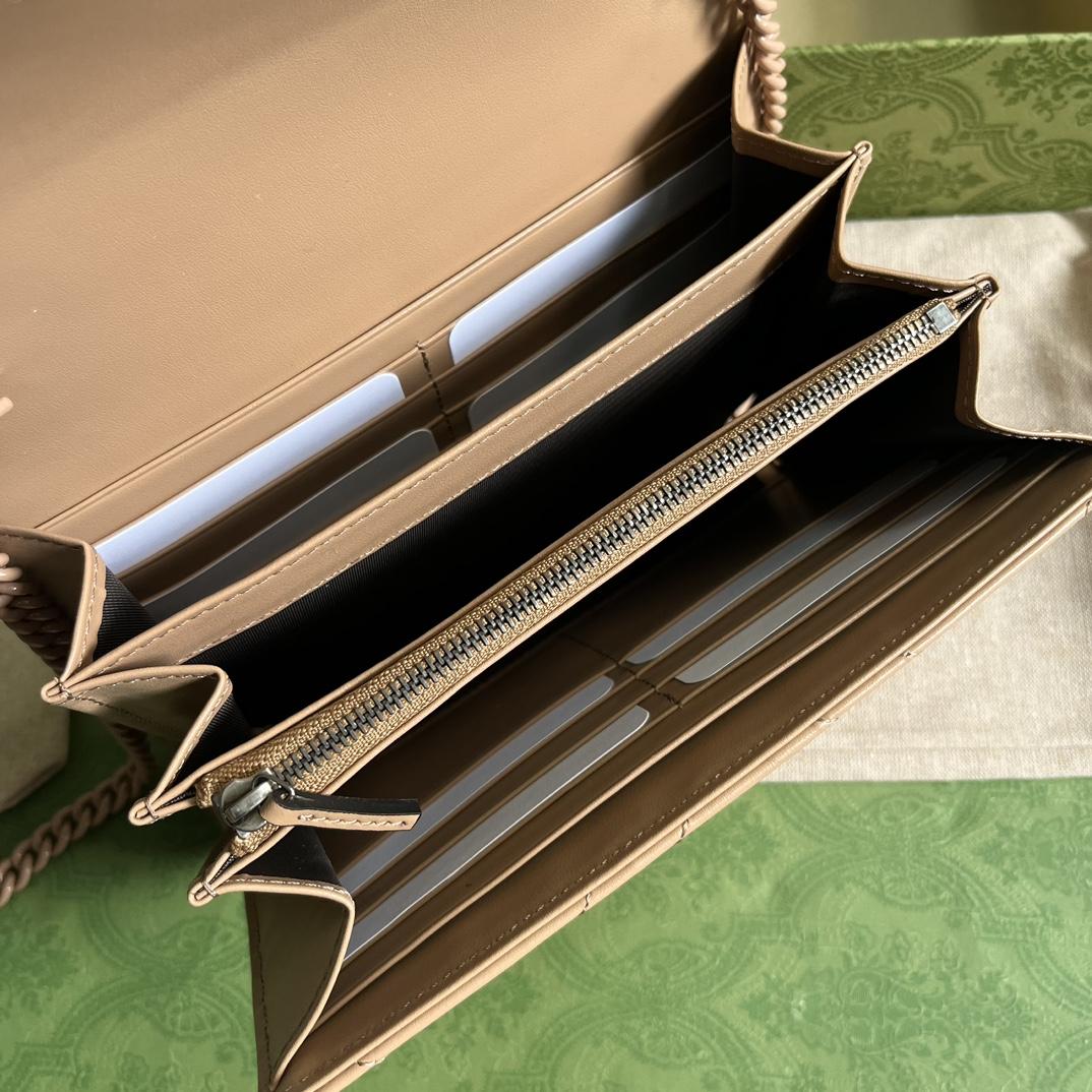 Gucci GG Marmont Matelassé Mini Bag(20-13-6cm)   - DopestKickz