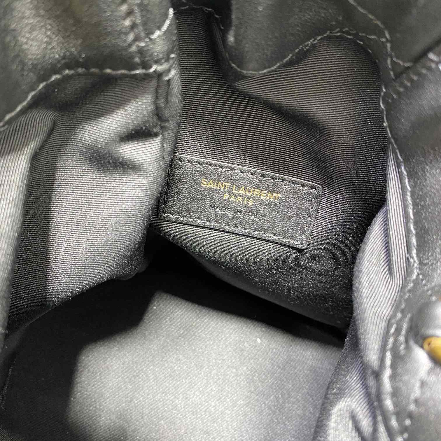 Saint Laurent Le Maillon Hook Bucket Bag(7.5x10.6x4.7cm) - DopestKickz