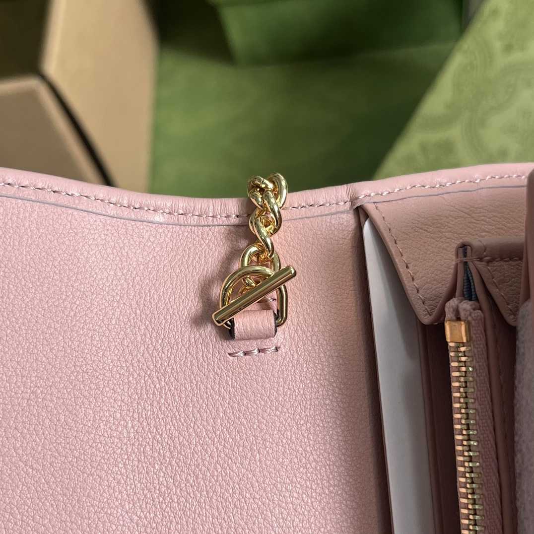 Gucci Blondie Continental Chain Wallet(21x10.5cm) - DopestKickz