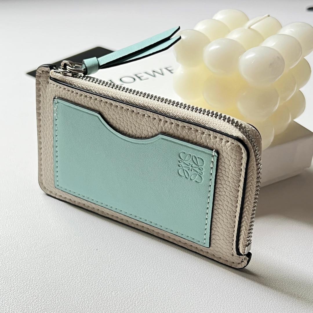 Loewe Coin Cardholder In Soft Grained Calfskin - DopestKickz