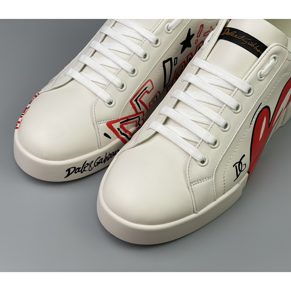 Dolce & Gabbana Portofino Cuore Sneakers - DopestKickz