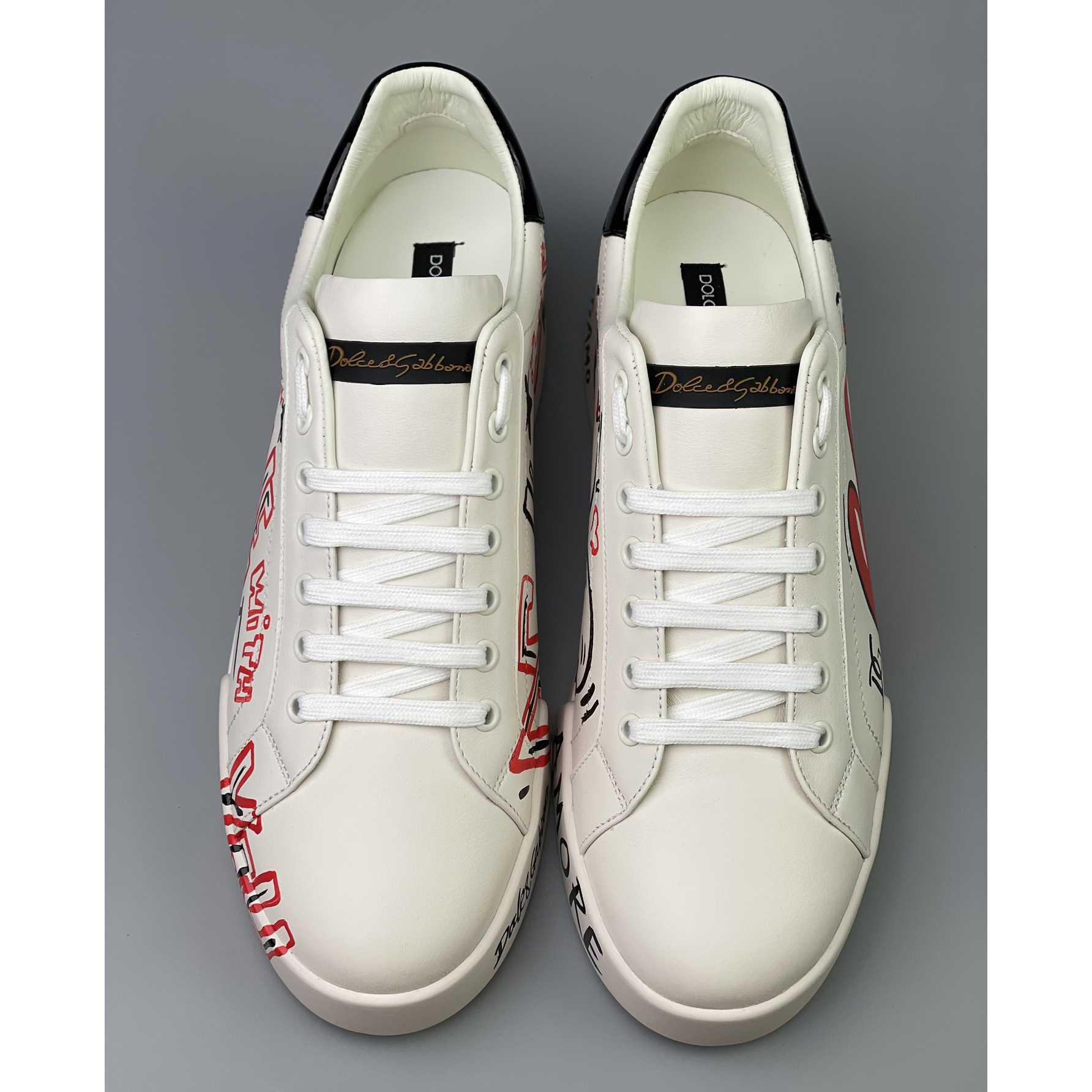 Dolce & Gabbana Portofino Cuore Sneakers - DopestKickz