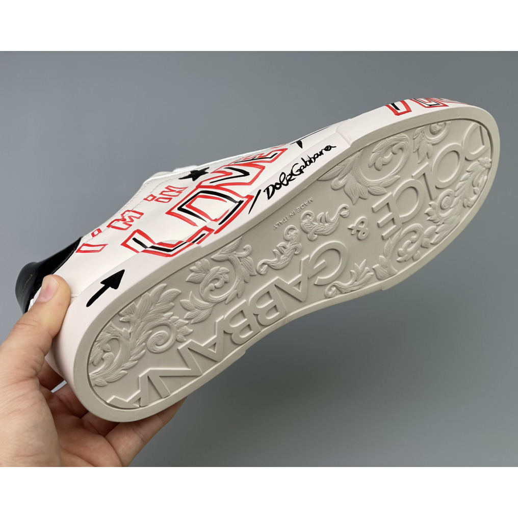 Dolce & Gabbana Portofino Cuore Sneakers - DopestKickz