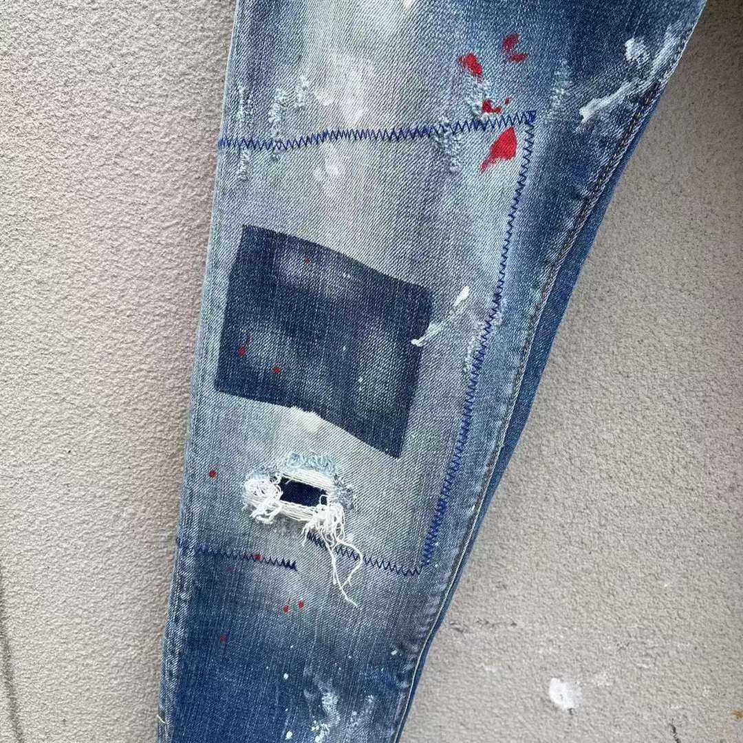 Dsquared2 Logo-embroidered Slim-cut Jeans   DSQ106 - DopestKickz