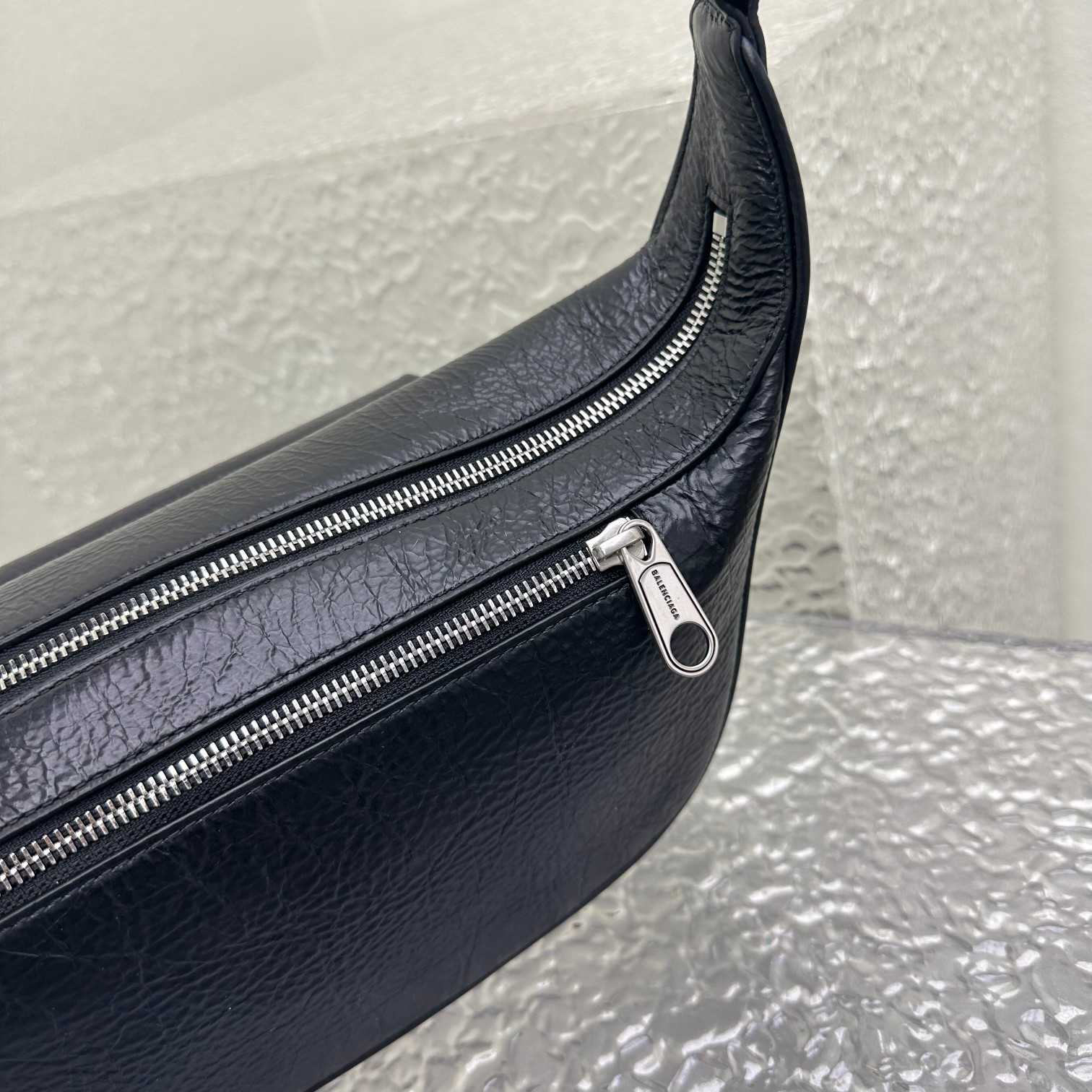 Balenciaga Raver Medium Bag With Handle In Black - DopestKickz