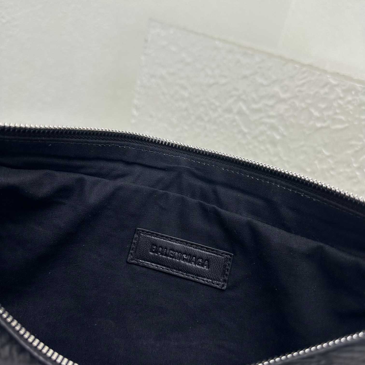 Balenciaga Raver Medium Bag With Handle In Black - DopestKickz