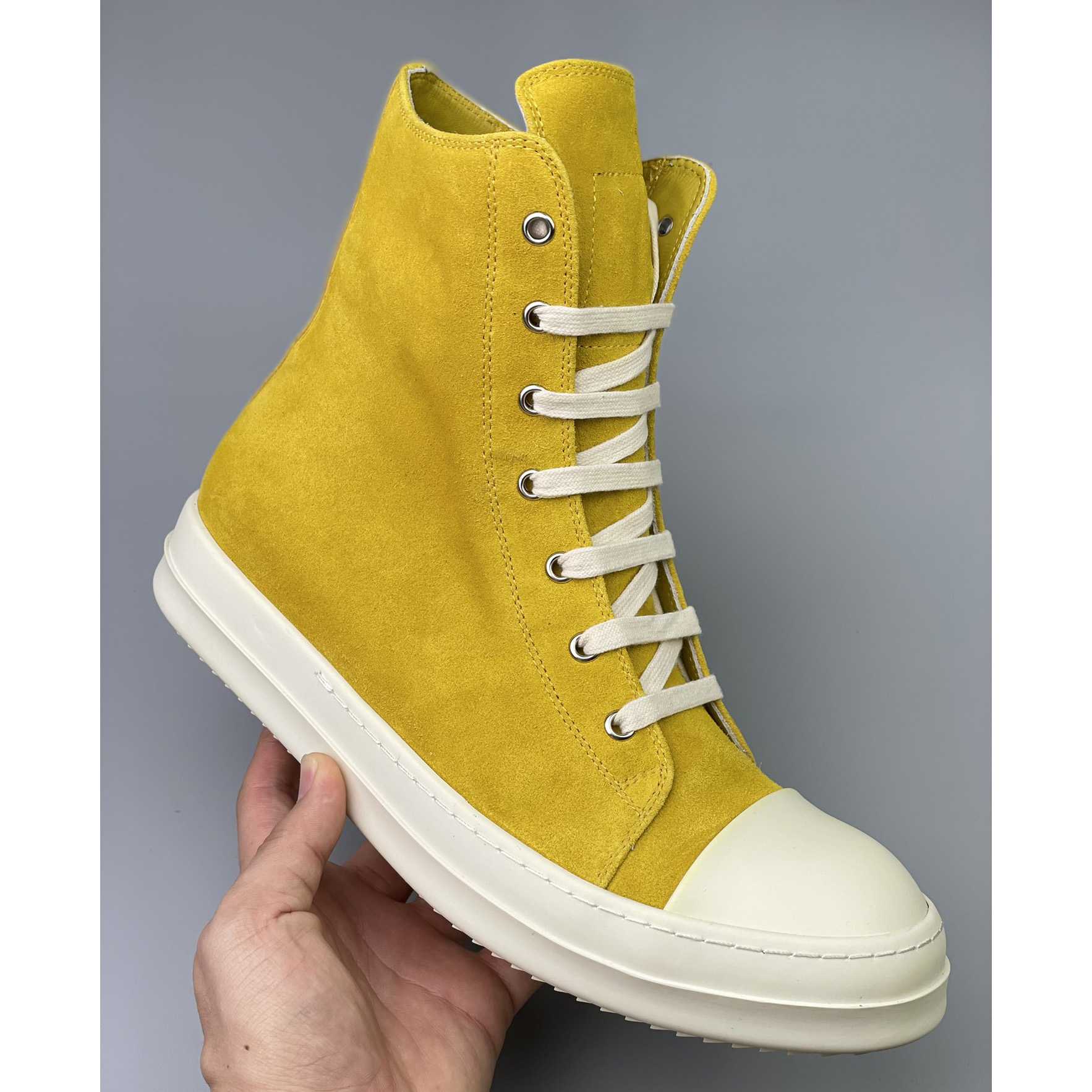 Rick Owens Strobe High-Top Sneakers - DopestKickz