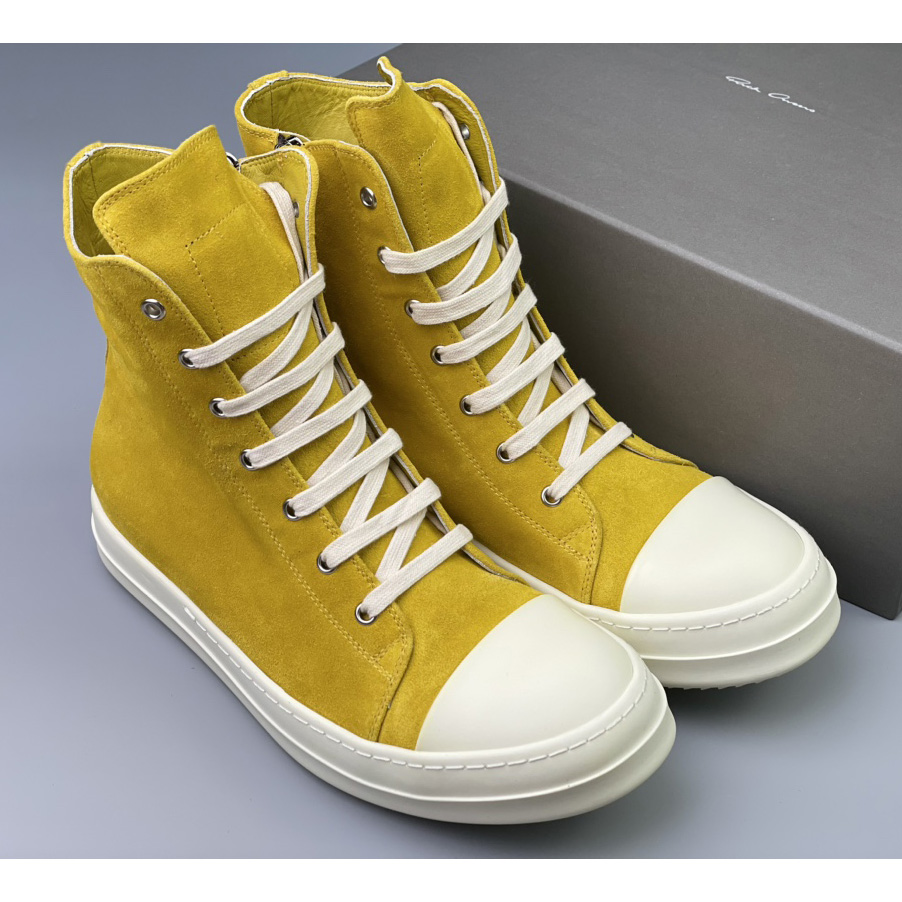 Rick Owens Strobe High-Top Sneakers - DopestKickz