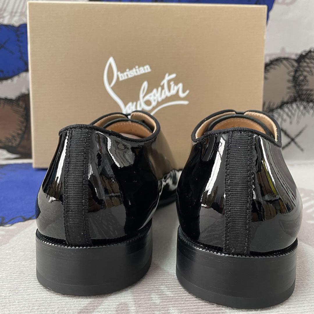Christian Louboutin Corteo Lace-up shoes - Patent calf - Black - DopestKickz