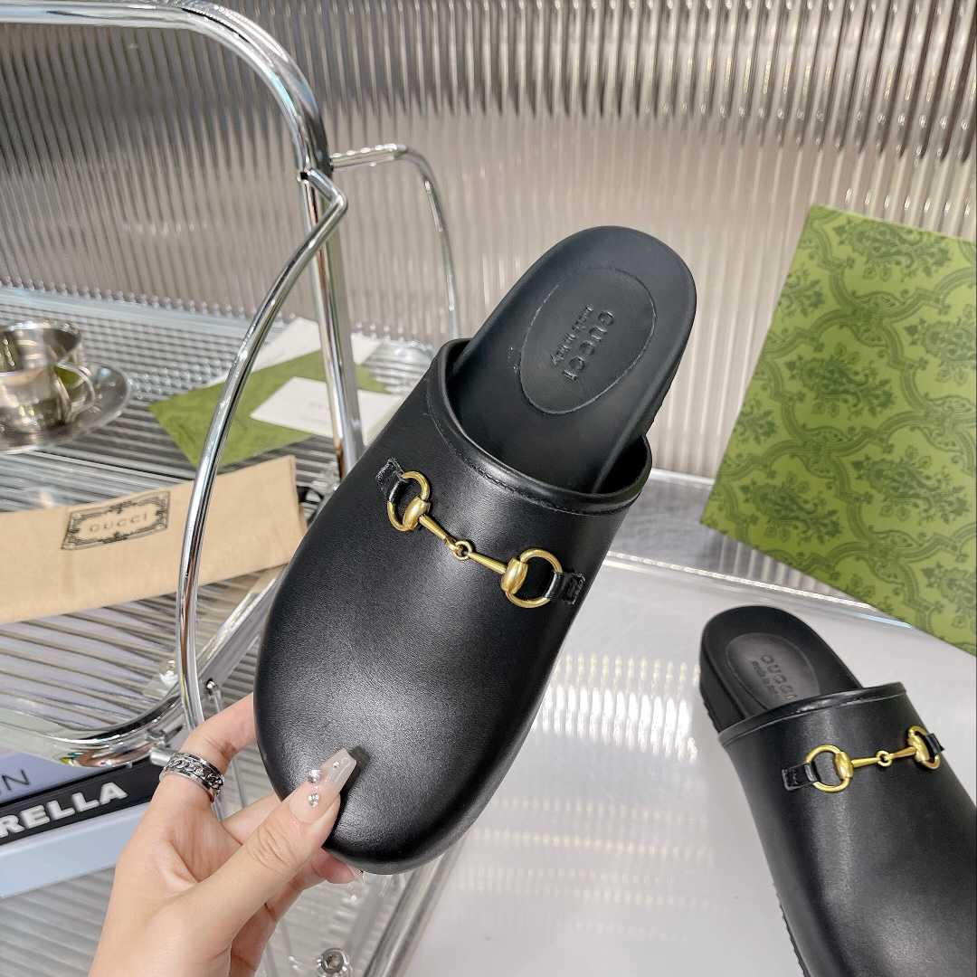 Gucci Horsebit Slip-on Sandal - DopestKickz