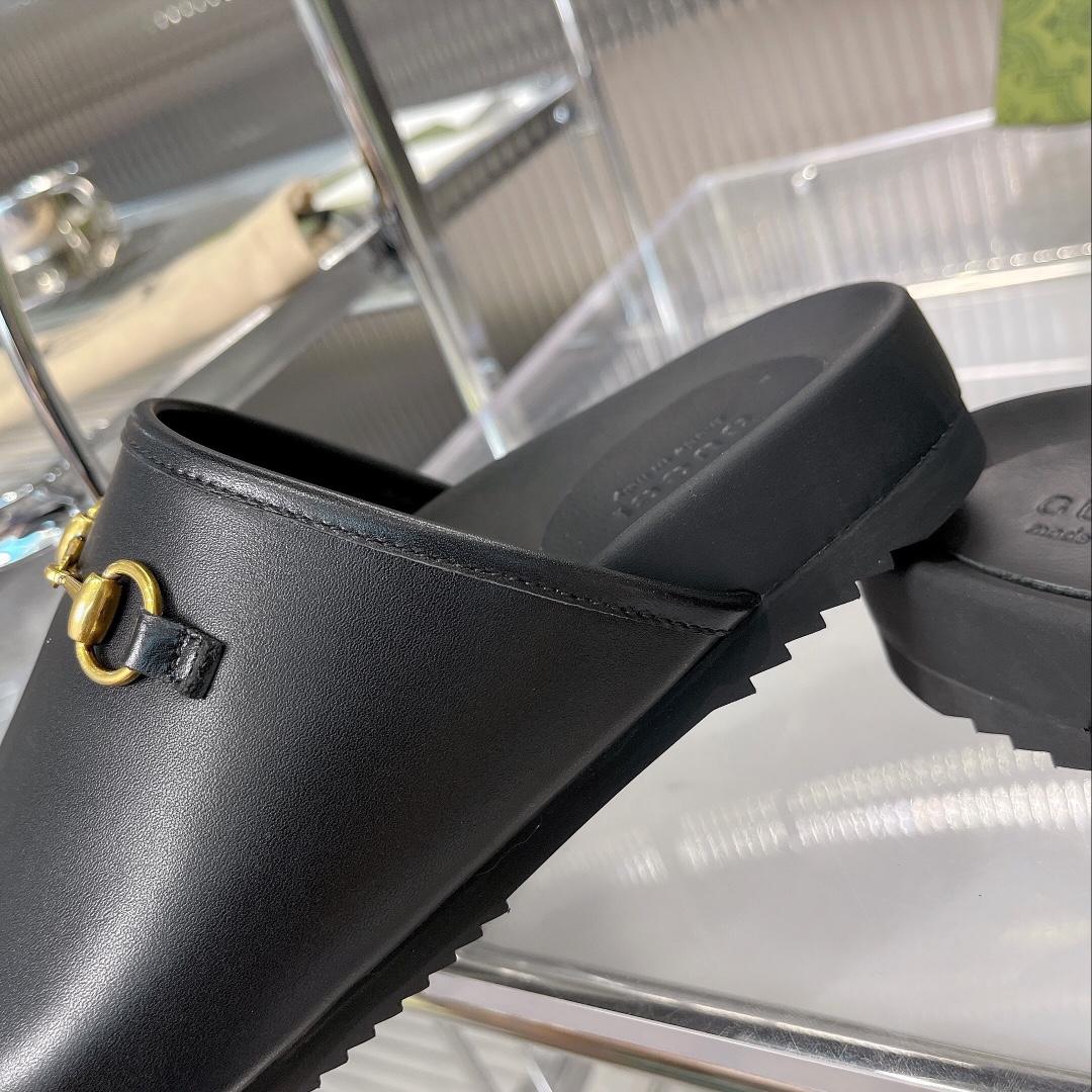 Gucci Horsebit Slip-on Sandal - DopestKickz