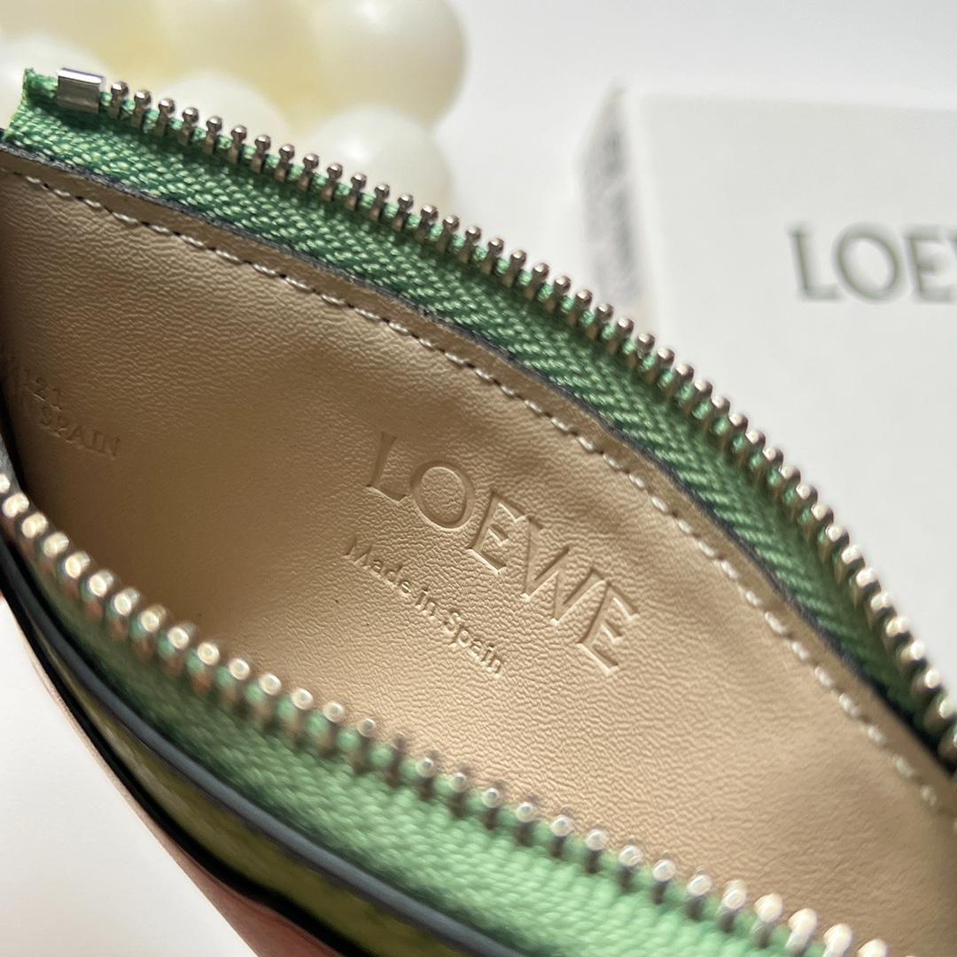 Loewe Coin Cardholder In Soft Grained Calfskin - DopestKickz